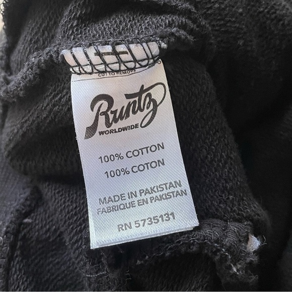 🥒 Runtz Records Worldwide 2020 Sweatpant Joggers Black Plus Big & Tall 3XL - Picture 10 of 11